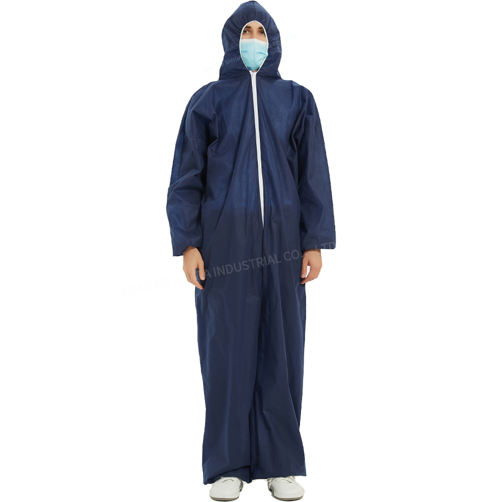  防護(hù)服 連帽不連腳 PP+PE